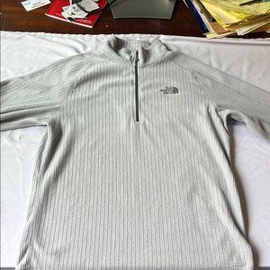 The North Face Gray Quarter-Zip Pullover